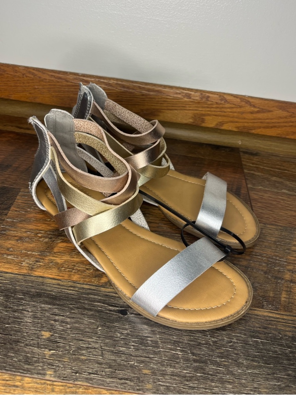 Blowfish Junior Billa Sandals Rose Gold/​Gold/​Silver Dyecut 4.5y